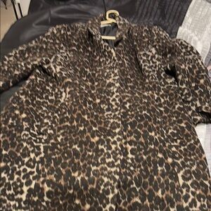 Leopard Print Statement Coat